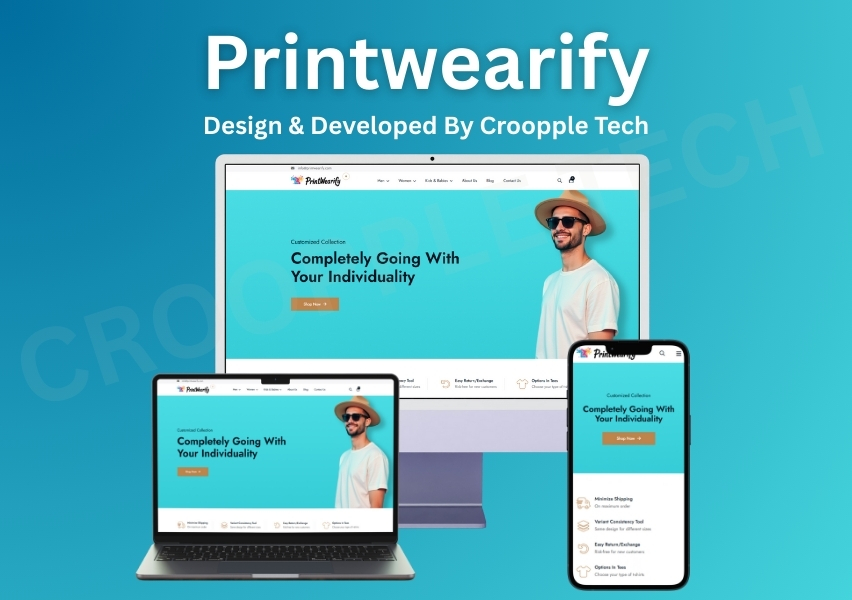 T-Shirt Printing Ecommerce Website Development